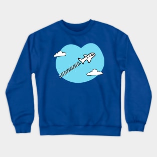 Flying plane Crewneck Sweatshirt